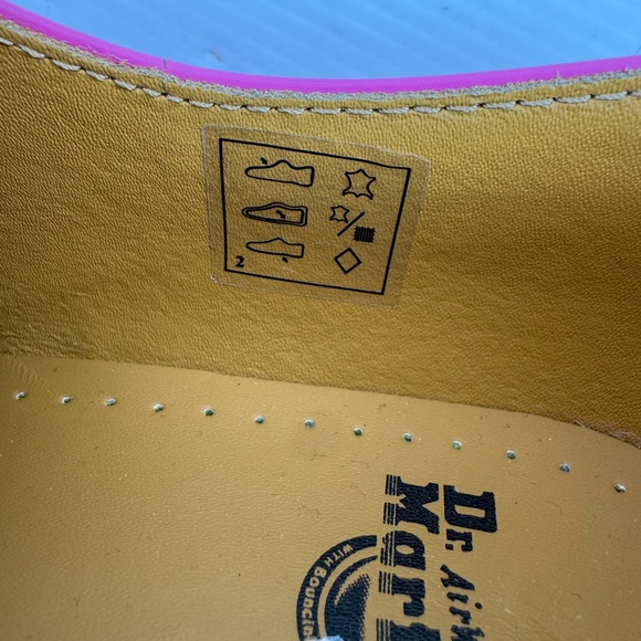 Dr Doc Martens Classic 1461 31009 Pink Oxford Shoes Unisex Women’s 8 Man 7 3-eye - Picture 8 of 16